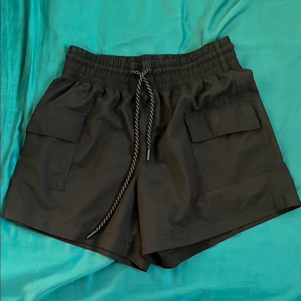 Black Cargo Shorts